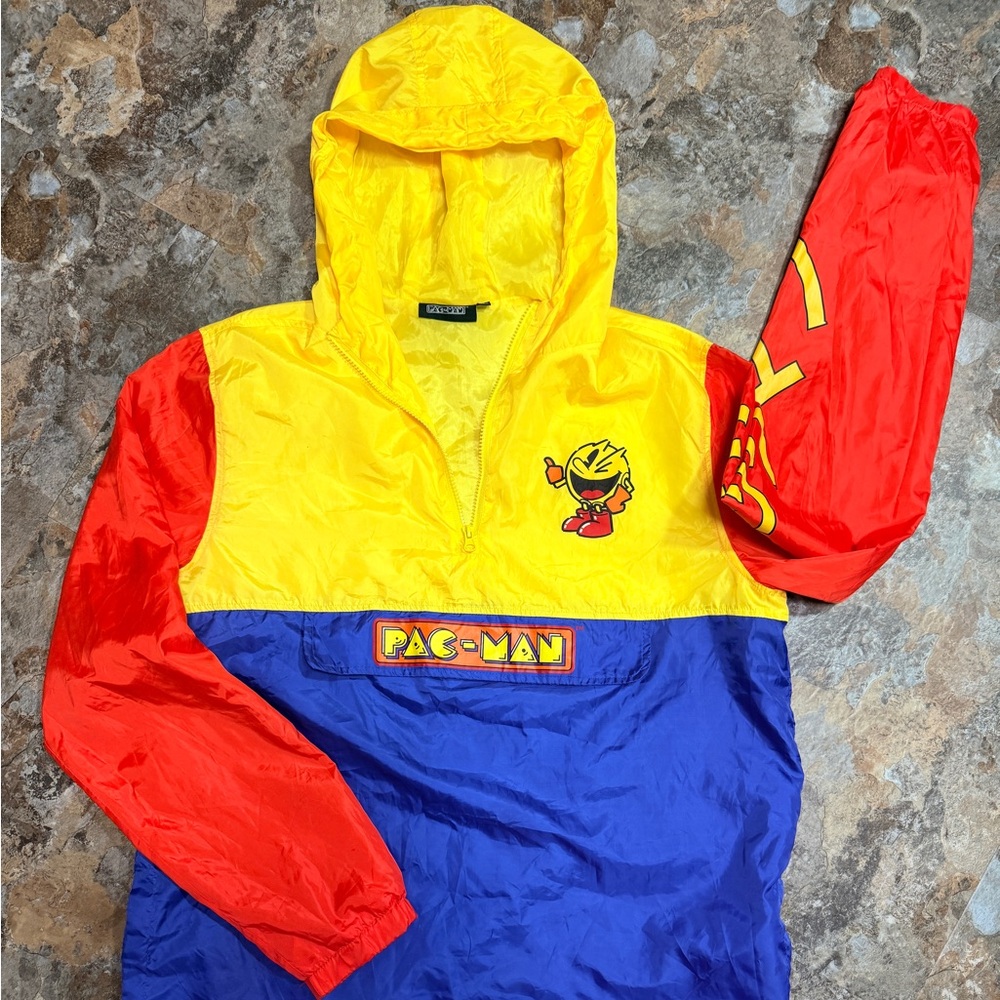 Packman windbreaker. Mens L